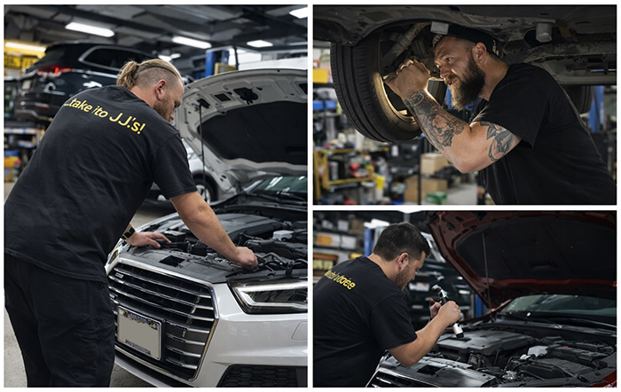 Audi maintenance and repair by J.J.’s Auto Service Center